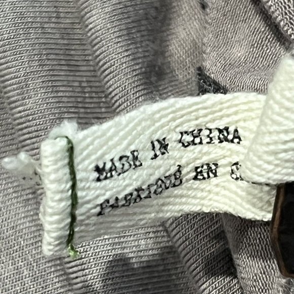 Free People We The Free Cosmo Cowl Long Sleeve Top Gray Women Size Medium - Picture 15 of 16